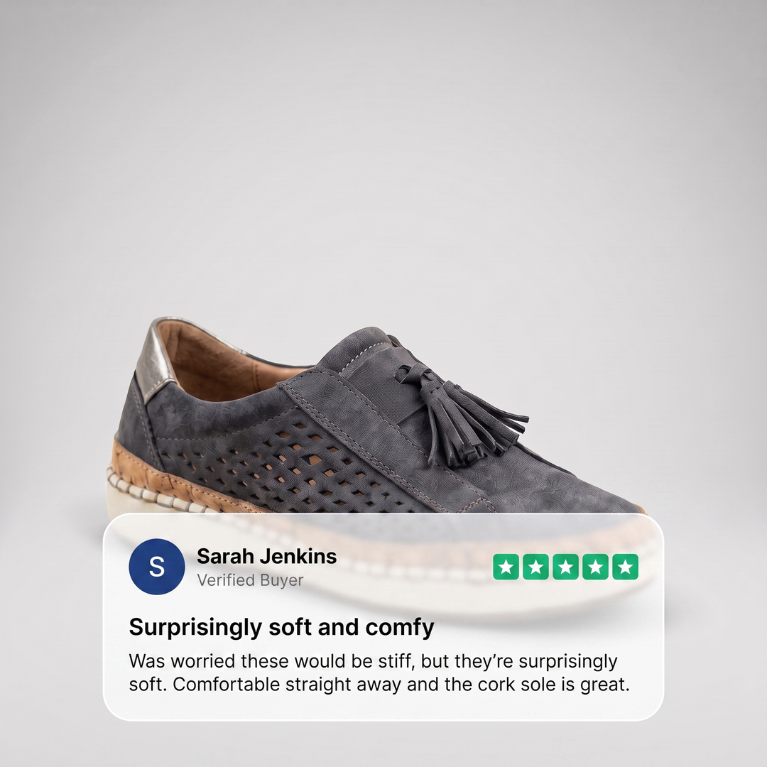 ELSPETH STICKAD KOMFORT SLIP-ONS