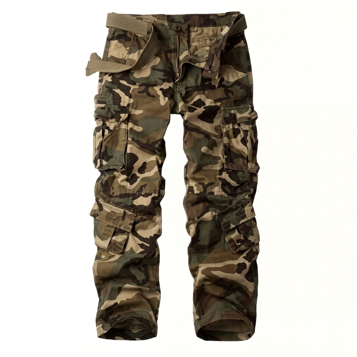FARNWORTH CAMO CARGO BYXOR