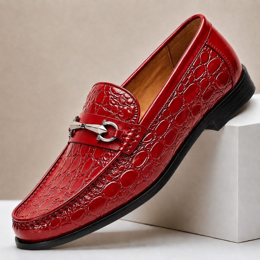 CARROWMERE LOAFERS I TEXTURERAT LÄDER