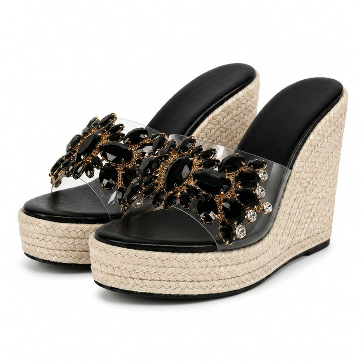 EVIE JUVELBESATT ESPADRILL KILAKLÄDER