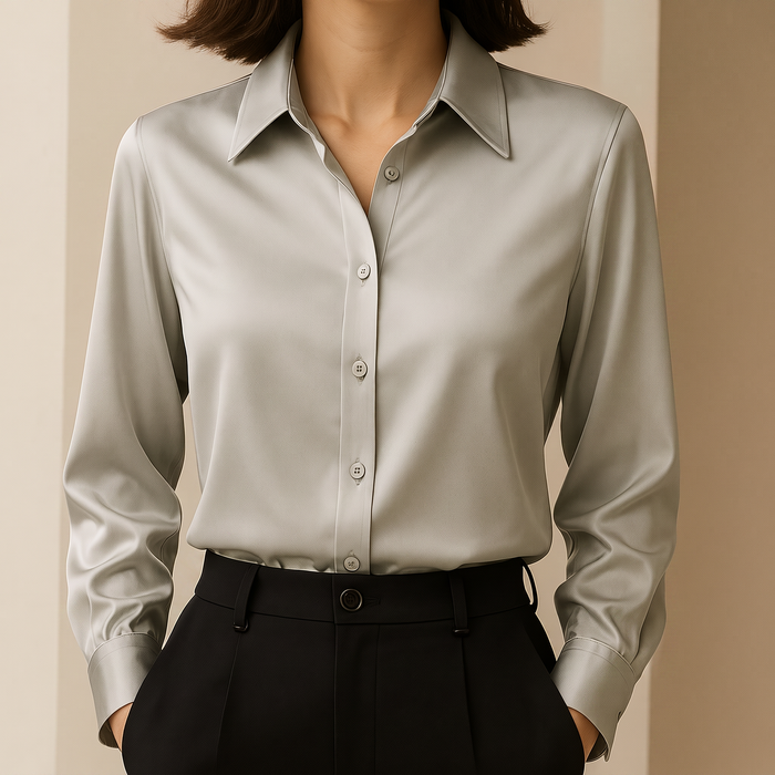 ELEGANT KNAPPBLUS GENEVIEVE