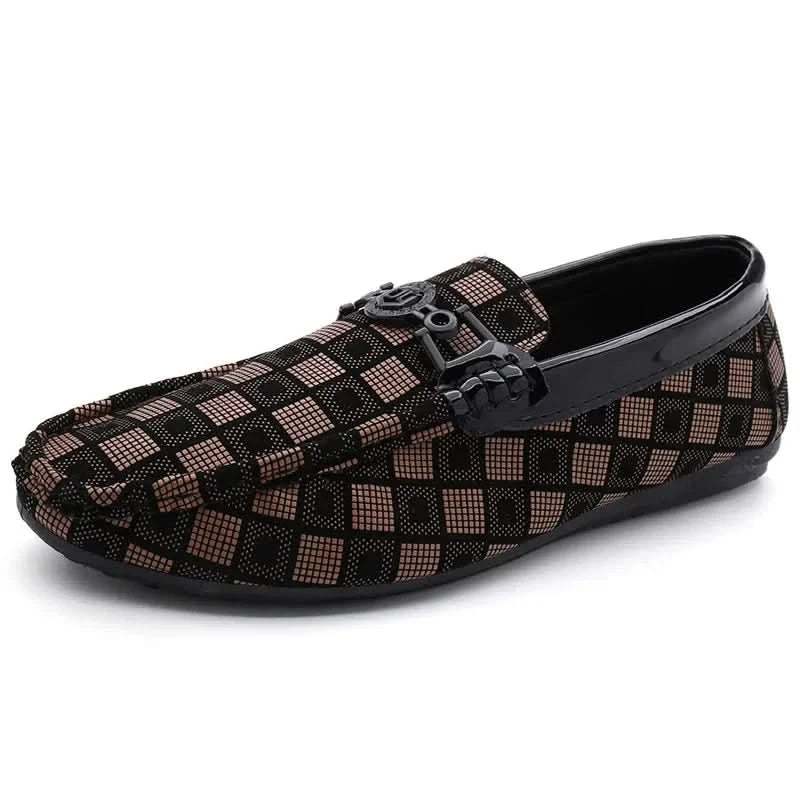 BENSON RUTIGA LÄDERLOAFERS