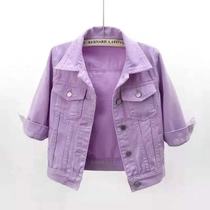 ELODIE COLOURBLOCK-JEANSJACKA