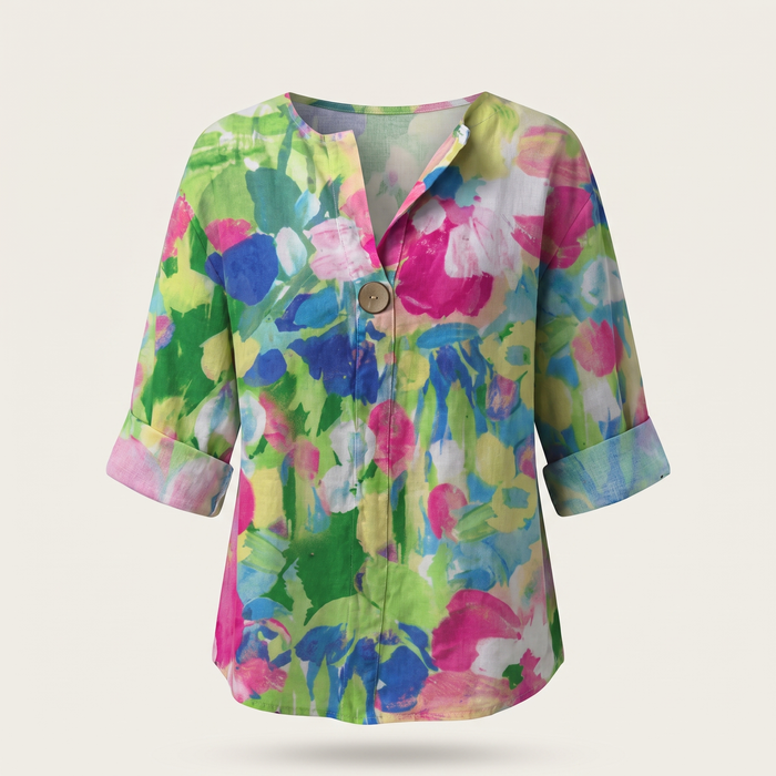AMELIA LJUSBLOMMADE BLUSAR