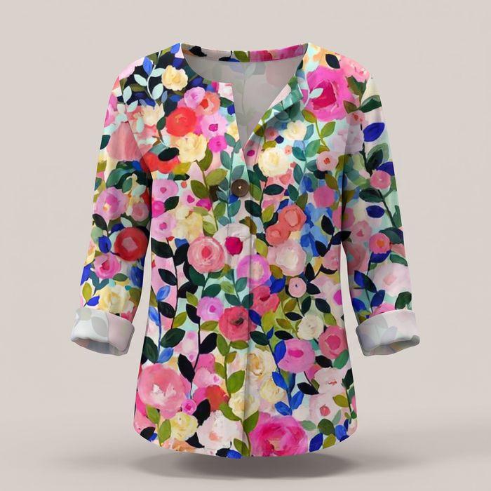 AMELIA LJUSBLOMMADE BLUSAR