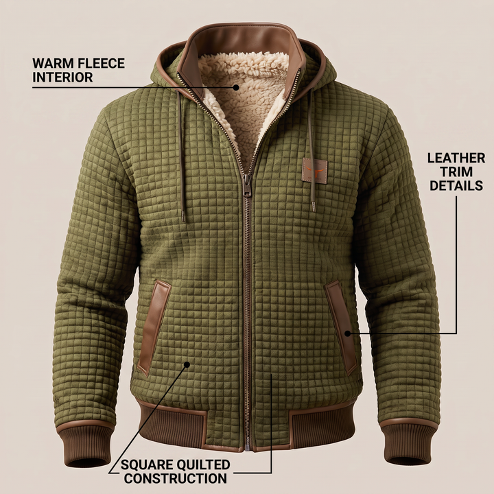 ARDEN FODRAD QUILTAD FLEECEJACKA