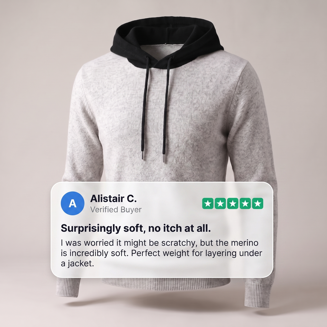ARDEN MERINOULL HOODIE