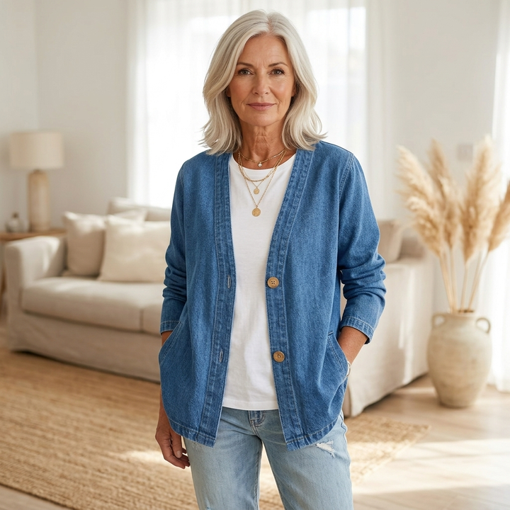 AILSA AVSLAPPEN JEANSKOFTA