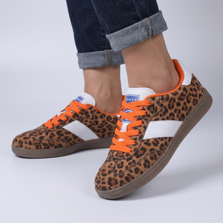 FIERCE SUEDE LEOPARD-sneaker