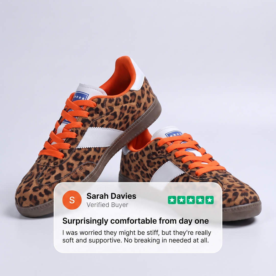 FIERCE SUEDE LEOPARD-sneaker