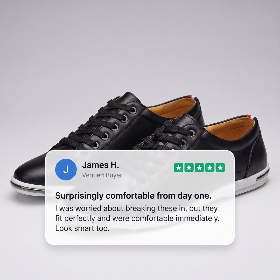 gråSON LÄDERSneakers