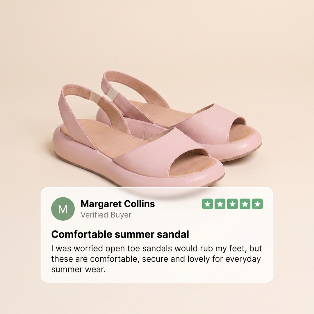 AINSLEY LÄTTBÄRA PLATTA SANDALER