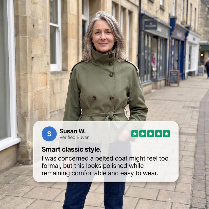 EVELYN TRENCHOKA MED SKÄLTE