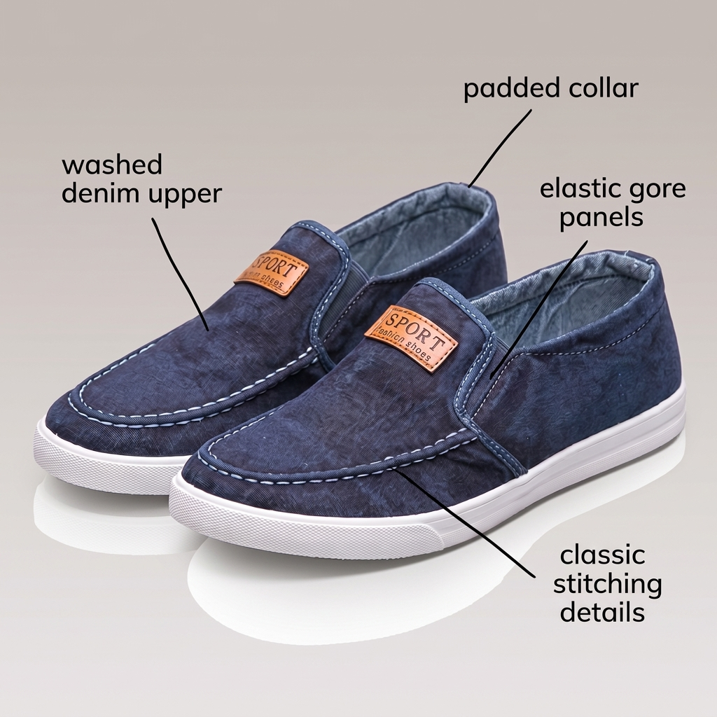 PERCIVAL BREEZE CANVASLOAFERS