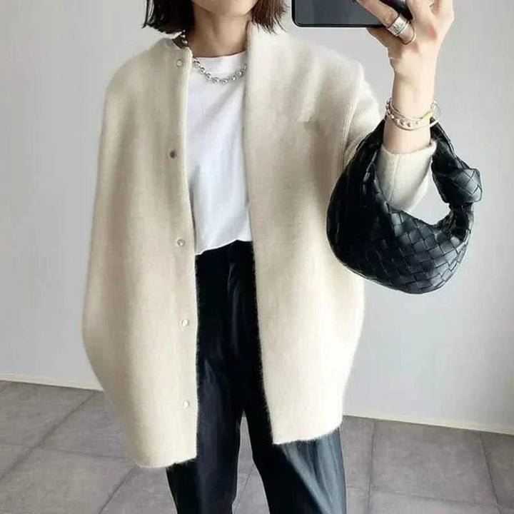 VANNA™ ELEGANT KNAPPAD STICKAD JACKET