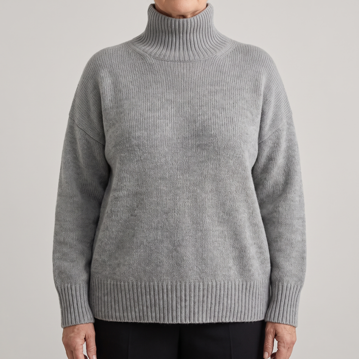 ISABELLA CASHMERE HÖG HALSAD Tröja