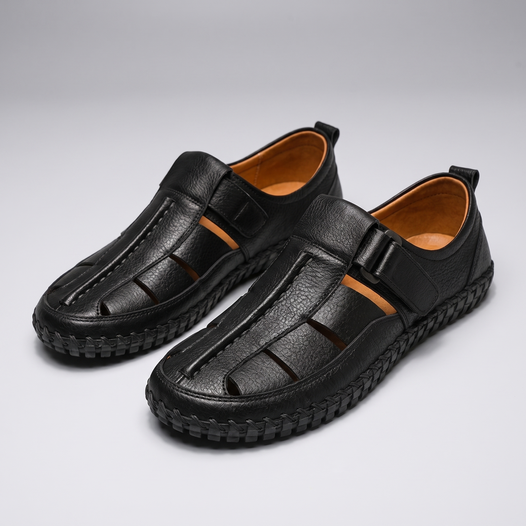 KIRKHAM CAGE-WEAVE LÄDERSANDALER