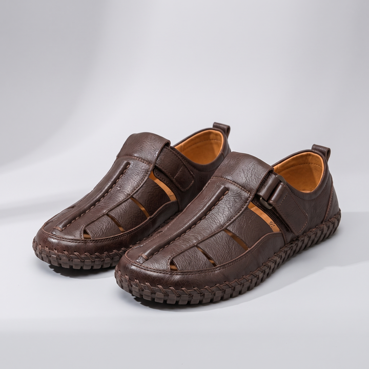 KIRKHAM CAGE-WEAVE LÄDERSANDALER