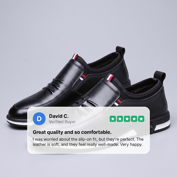 LIAM LÄDER SLIP-ON SNEAKERS