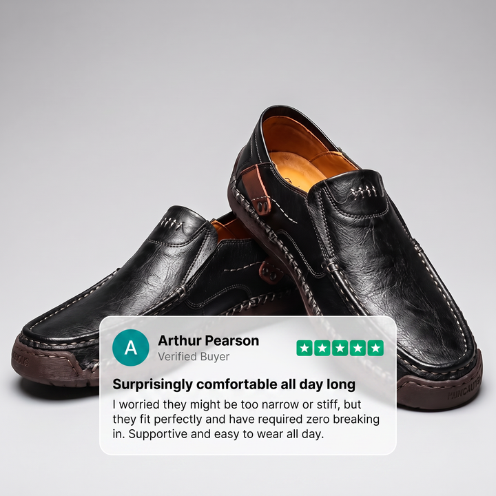 MILAN LÄDERLOAFERS SLIP-ON