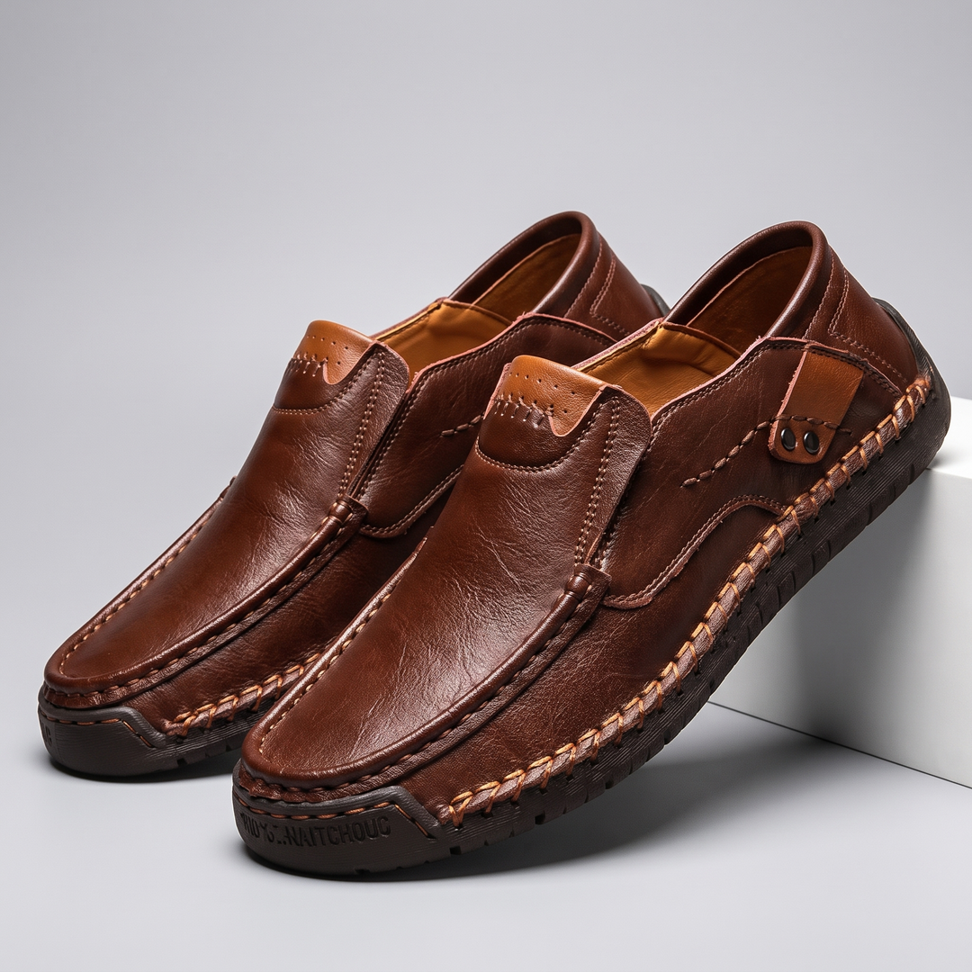MILAN LÄDERLOAFERS SLIP-ON